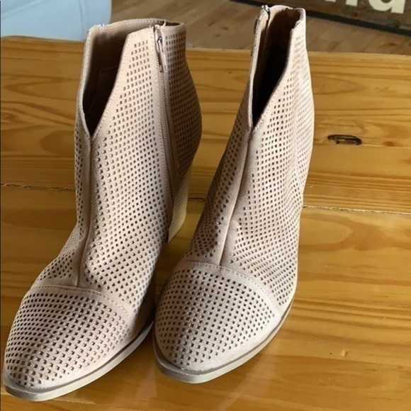 Ankle Boots Mauve Toned Ankle Boots size 8.5 - Picture 4 of 14